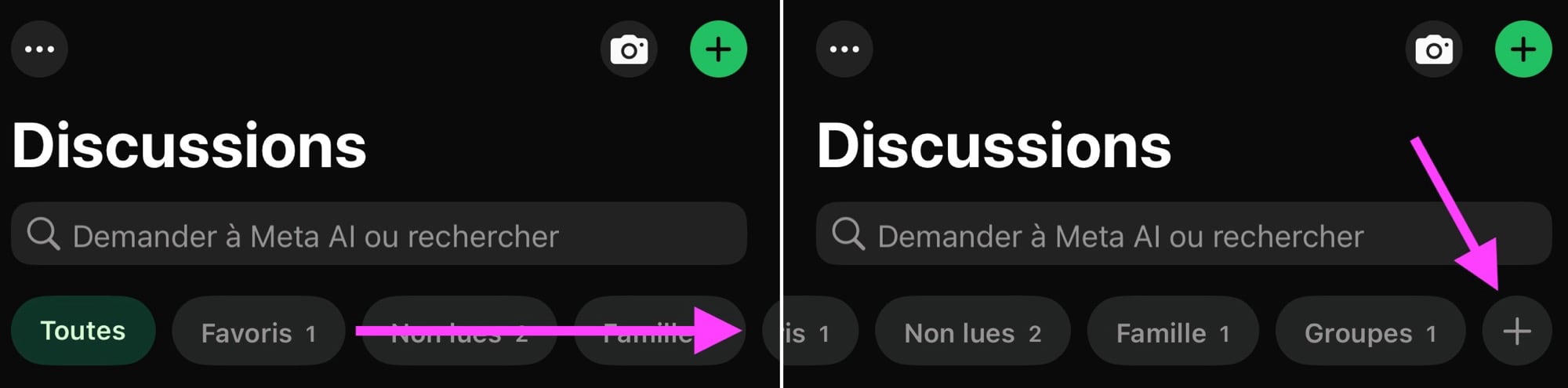 Nouvelle liste WhatsApp