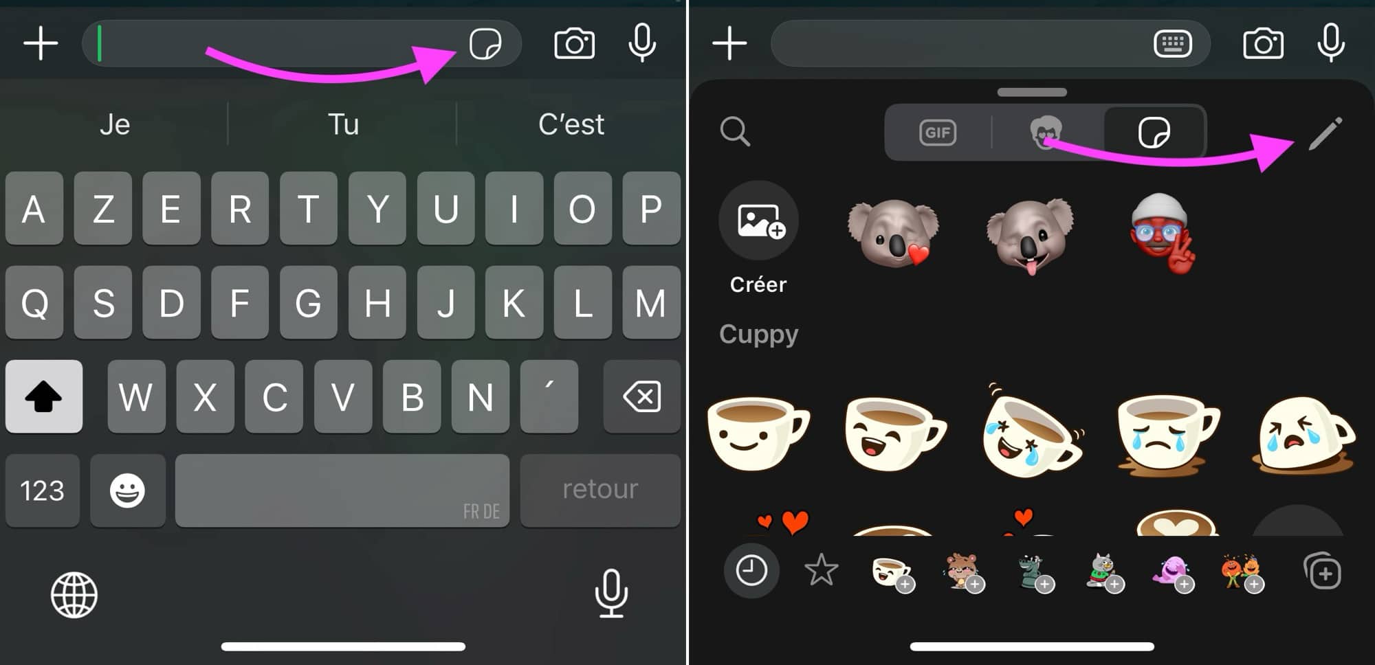 Stickers WhatsApp nouveau pack