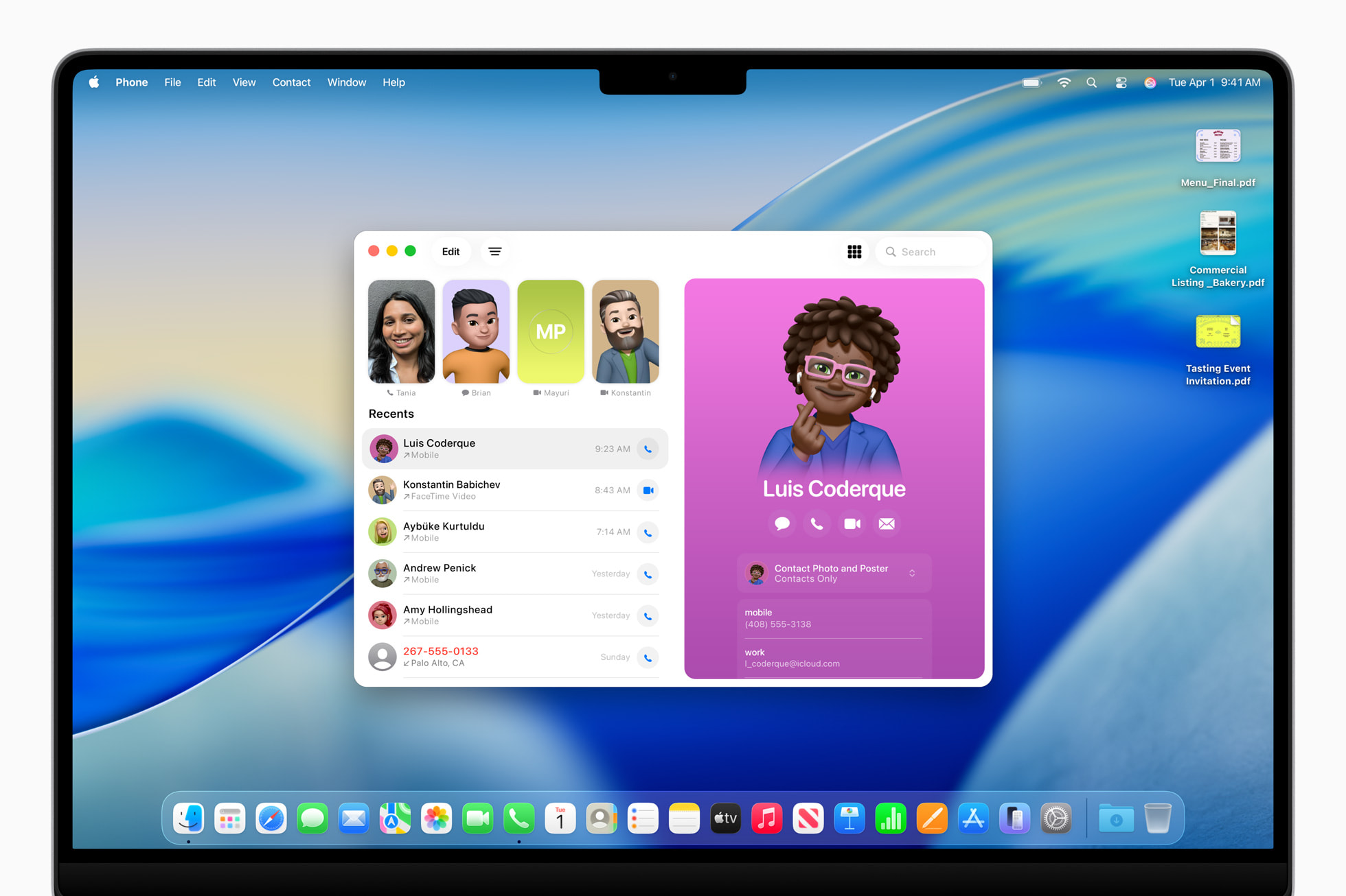 Téléphone Mac