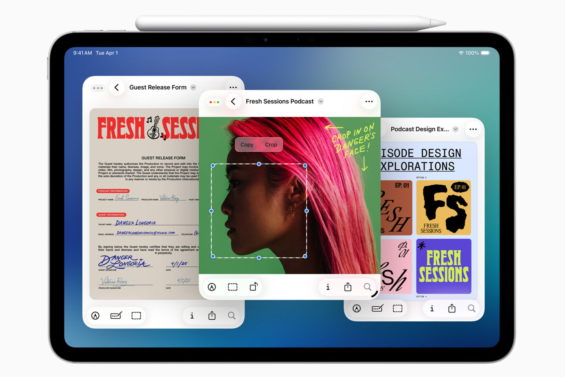 Apercu iPad apple