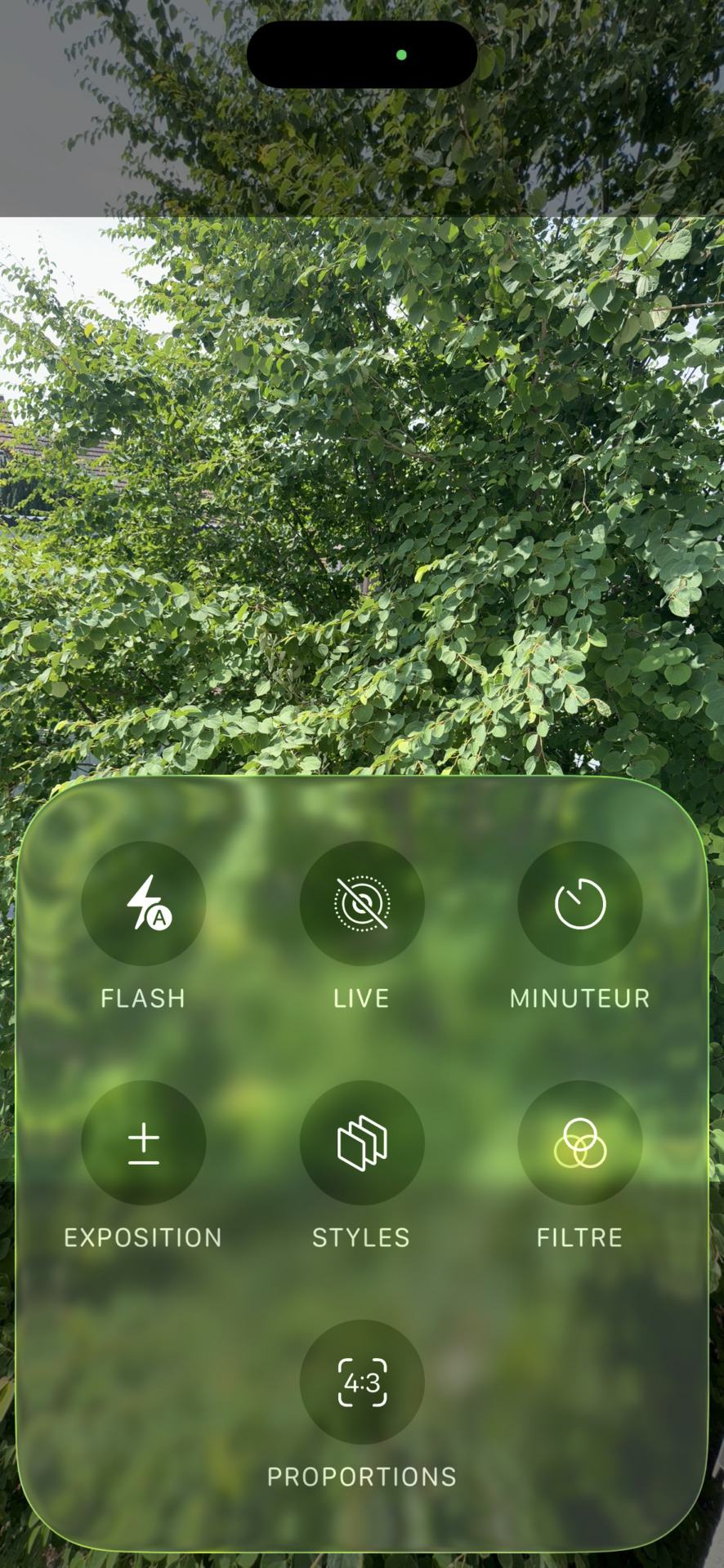 IOS 26 appareil photo caméra