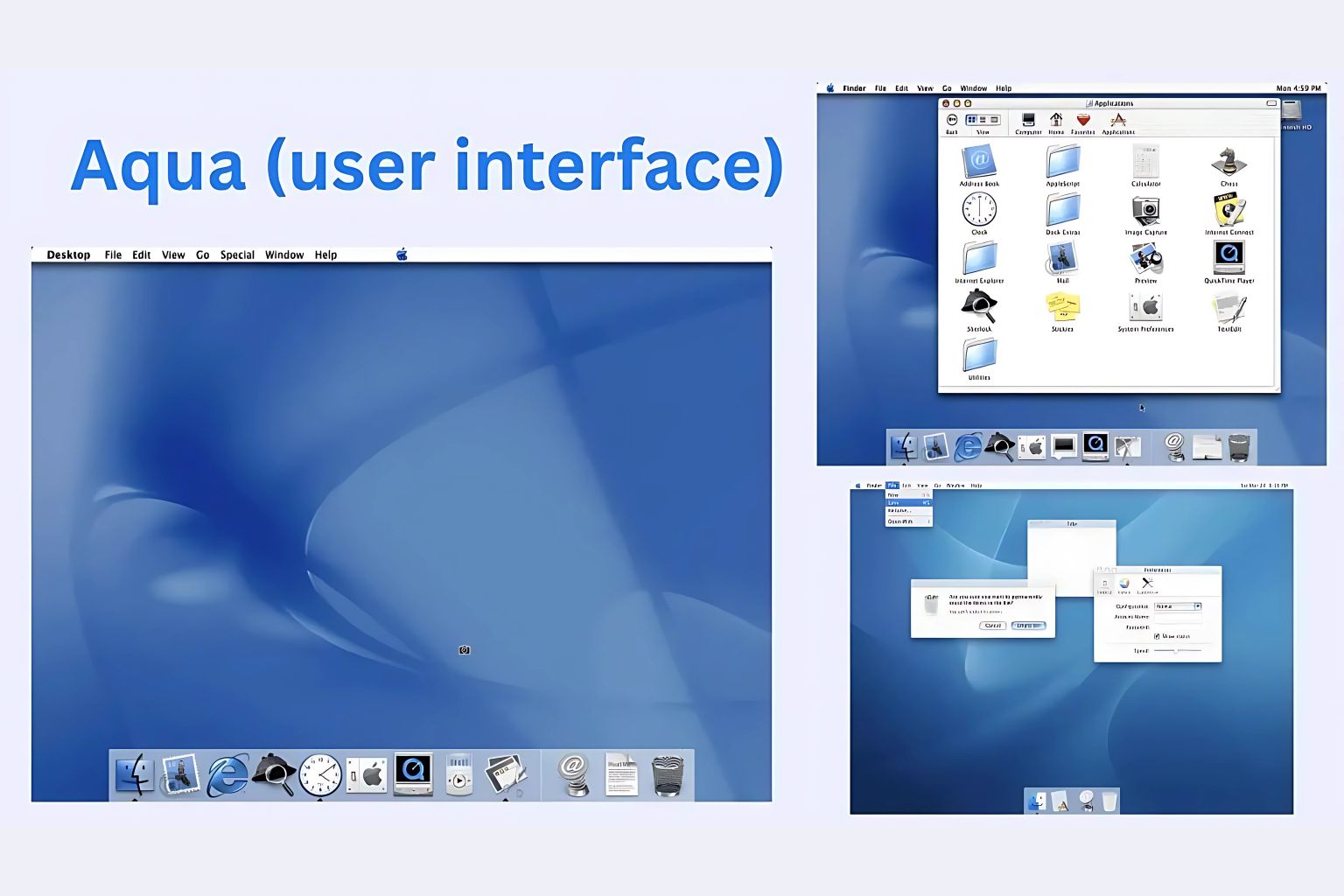 macOS aqua ux