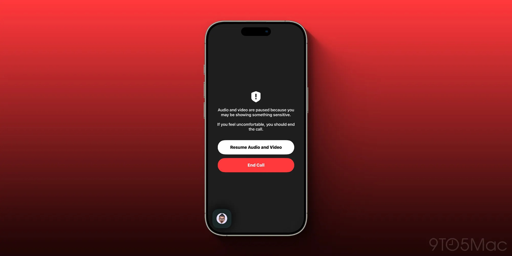 FaceTime avertissement iOS 26
