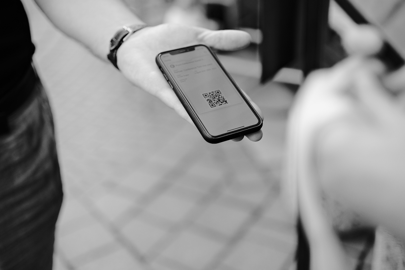 Qr code e billet iPhone