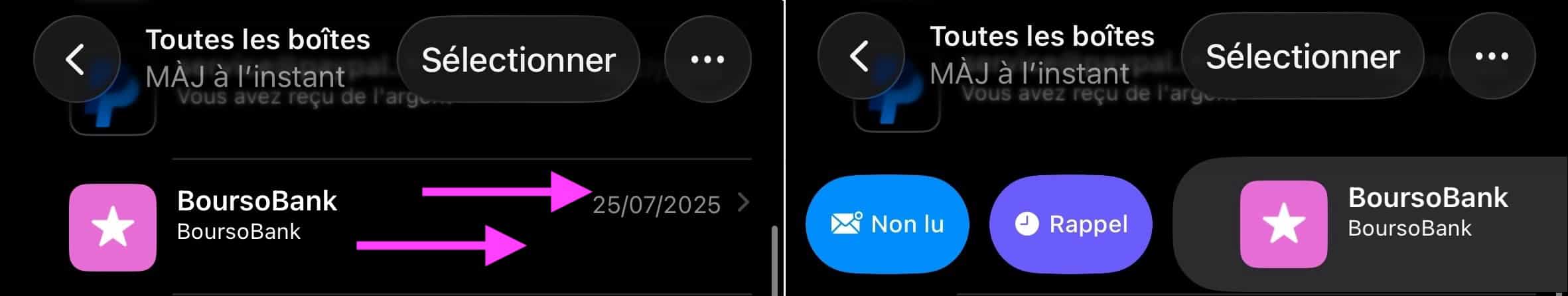 Rappel Apple Mail