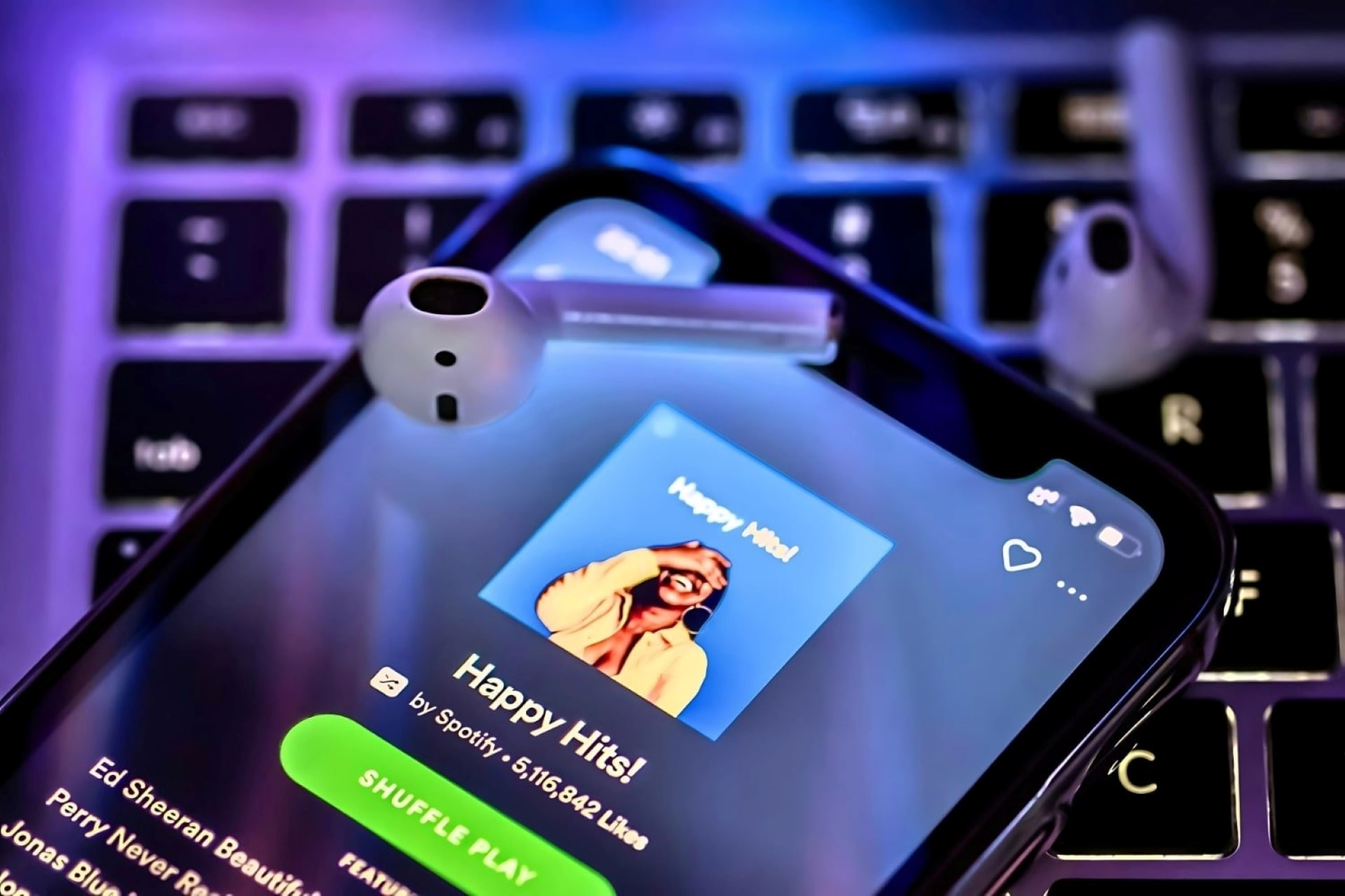 iPhone 12 13 spotify iPhone app AirPods min