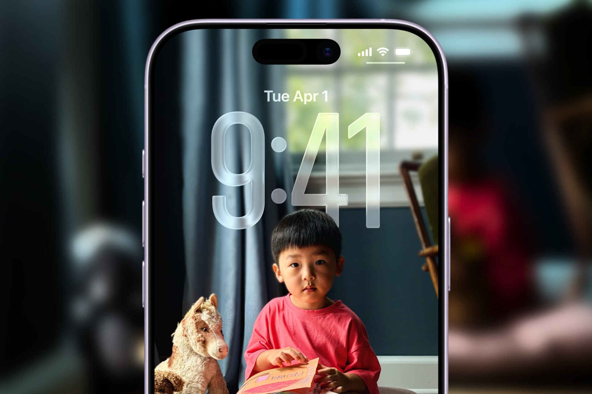 iPhone 17 ecran verouillage heure iOS 26 min