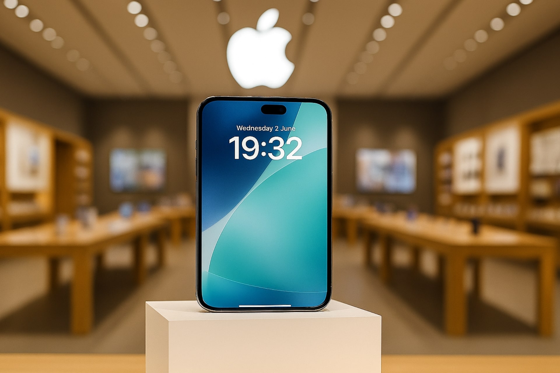 iPhone pliant iOS 26 concept apple store min