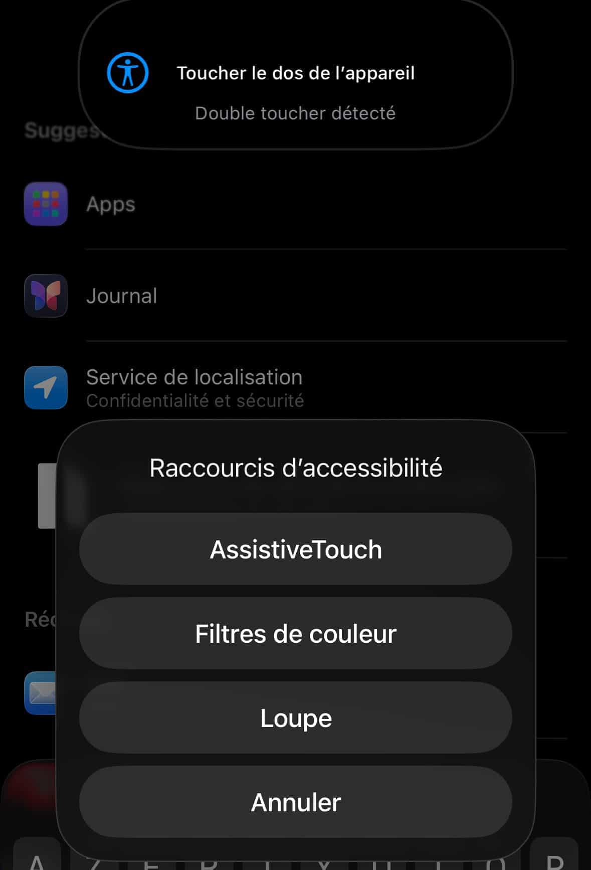 Back Tap iOS