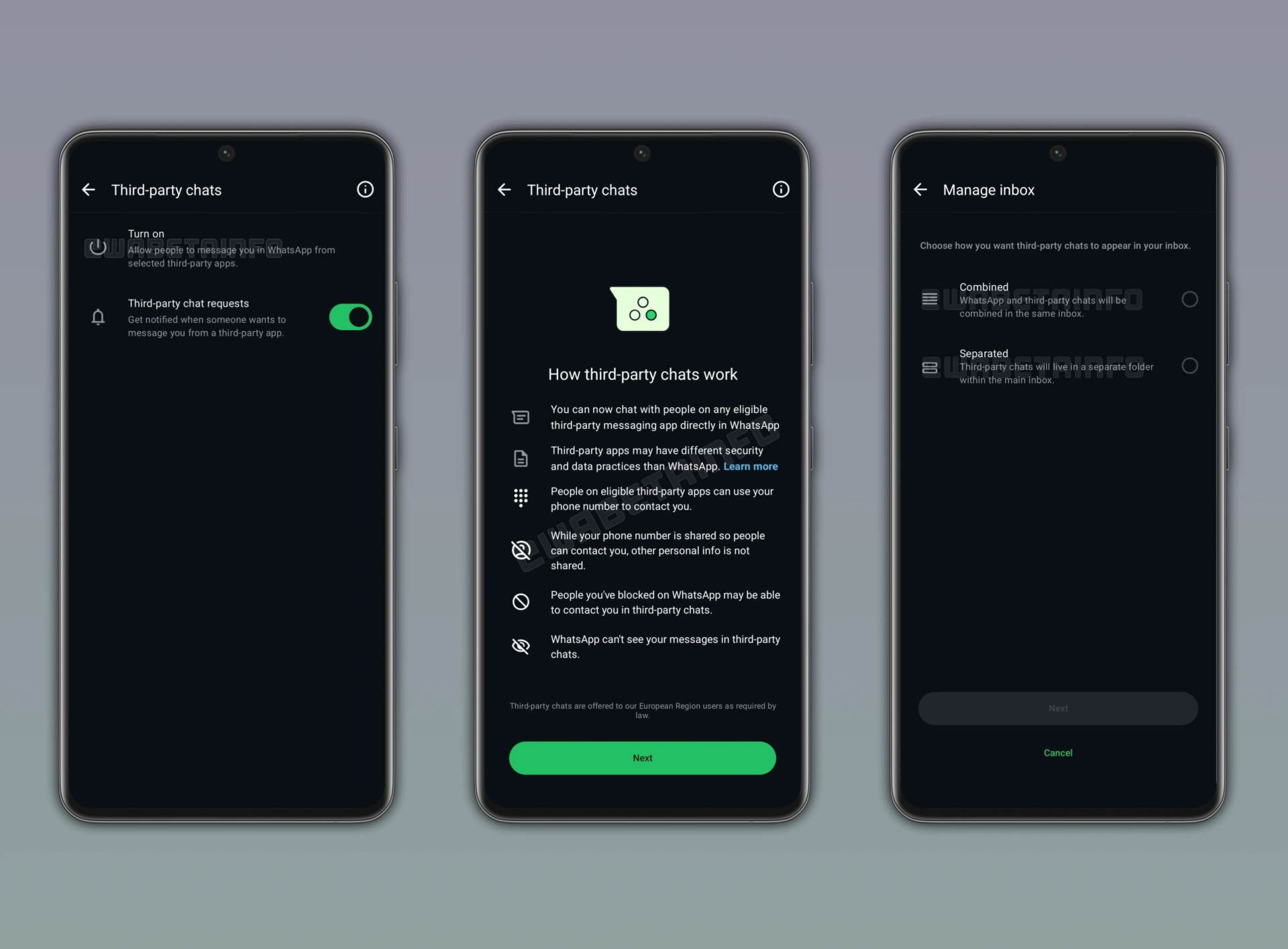 Beta whatsapp interorabilité