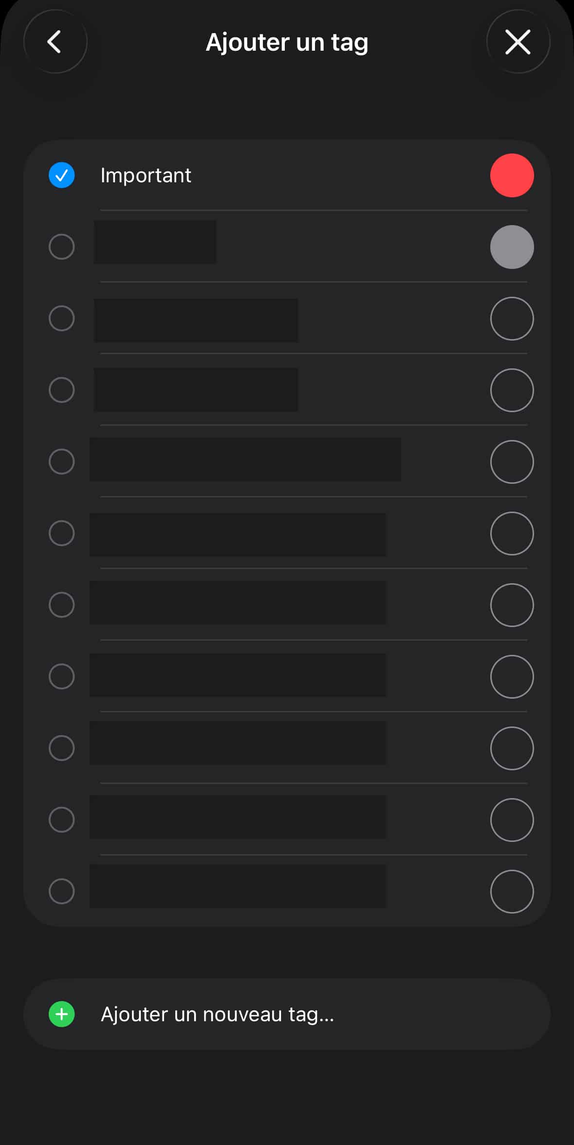 App Fichiers dossier couleur