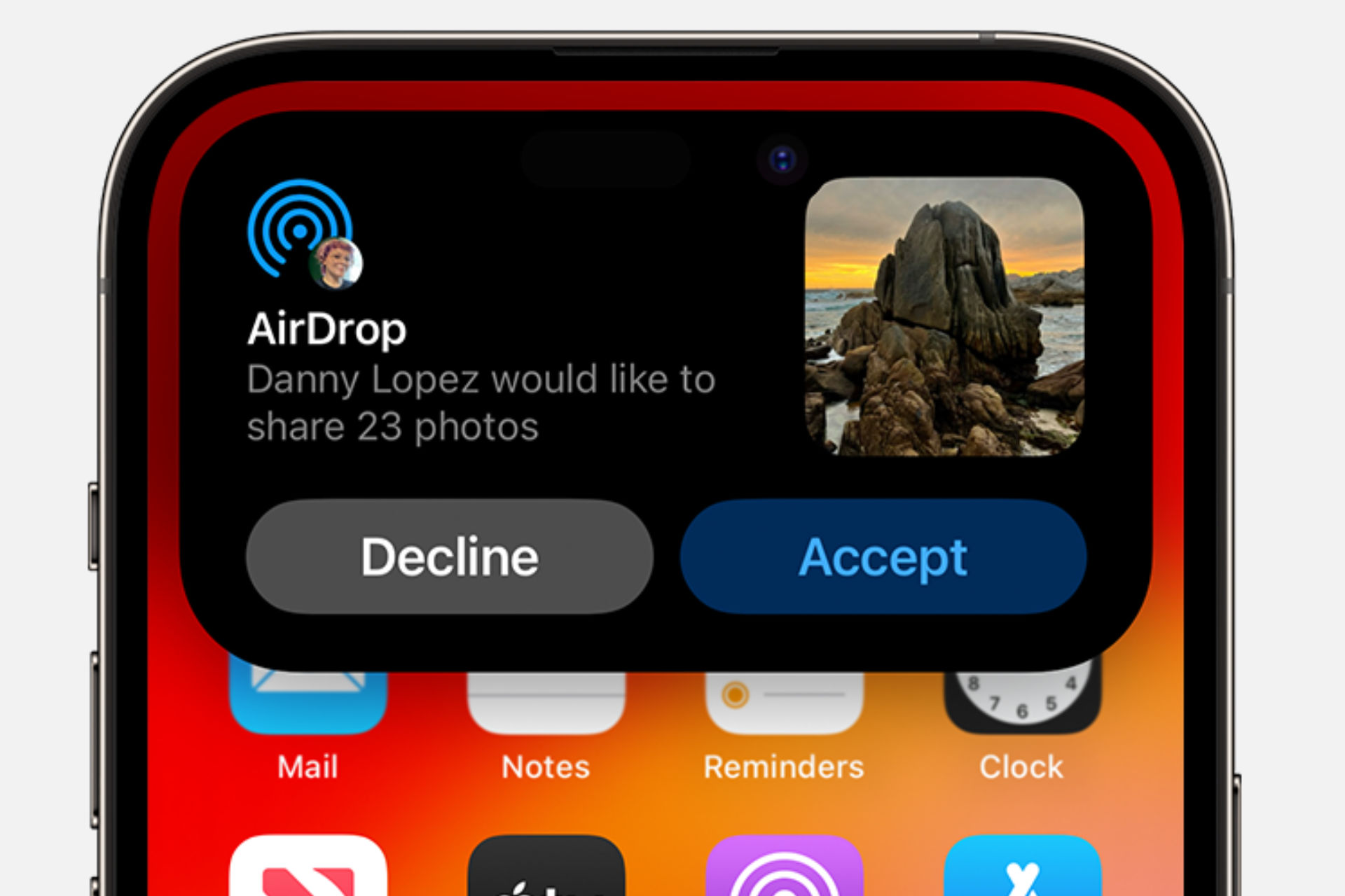 Airdrop apple dossiers