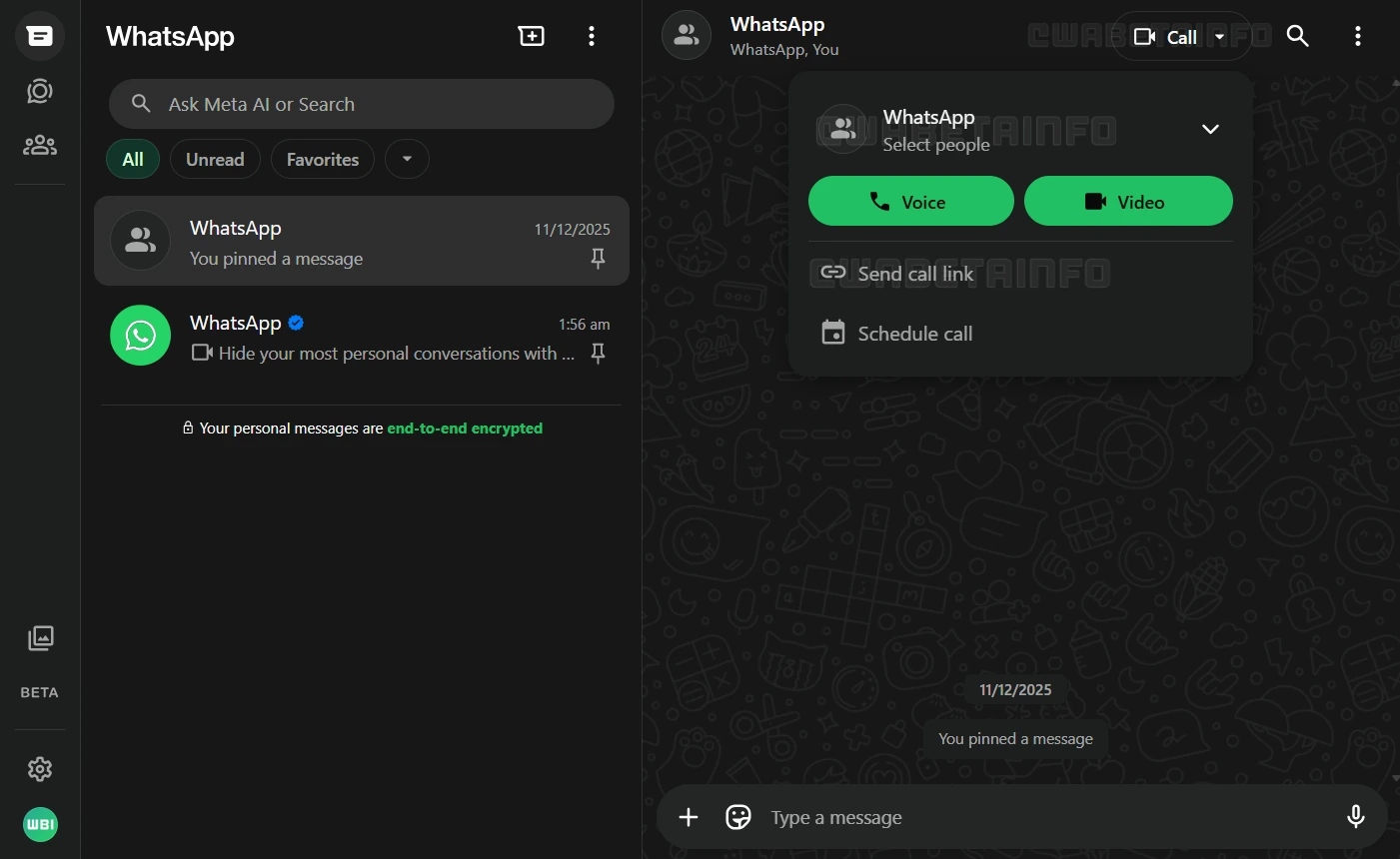 Apples whatsapp version web