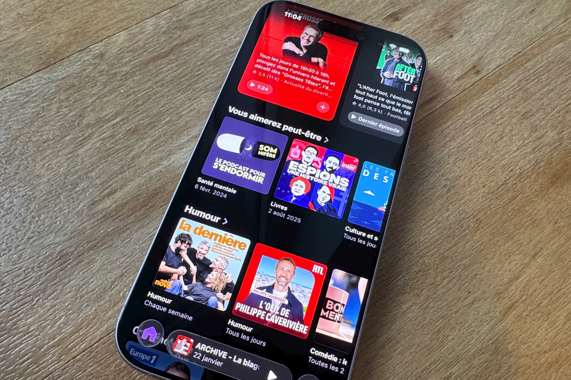 iPhone 17 Podcasts