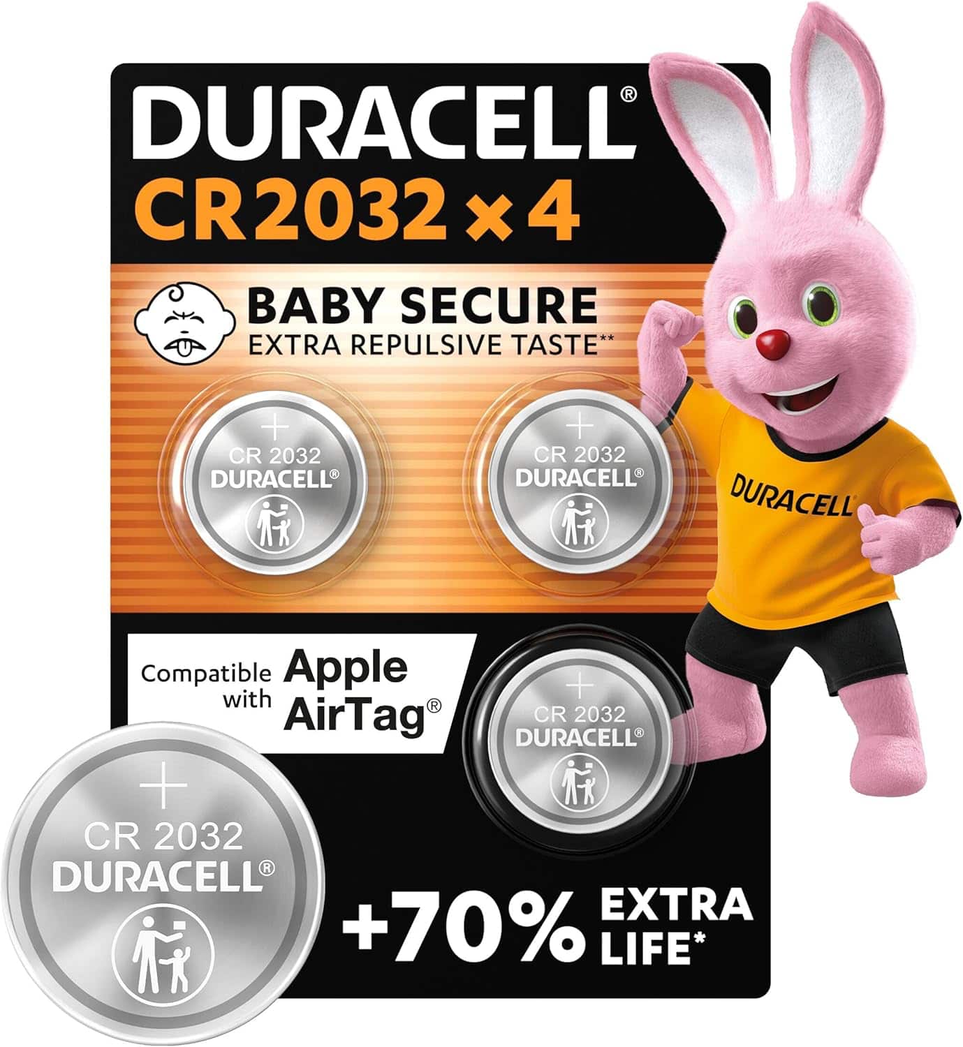 Pile Duracell CR2032 Bitrex