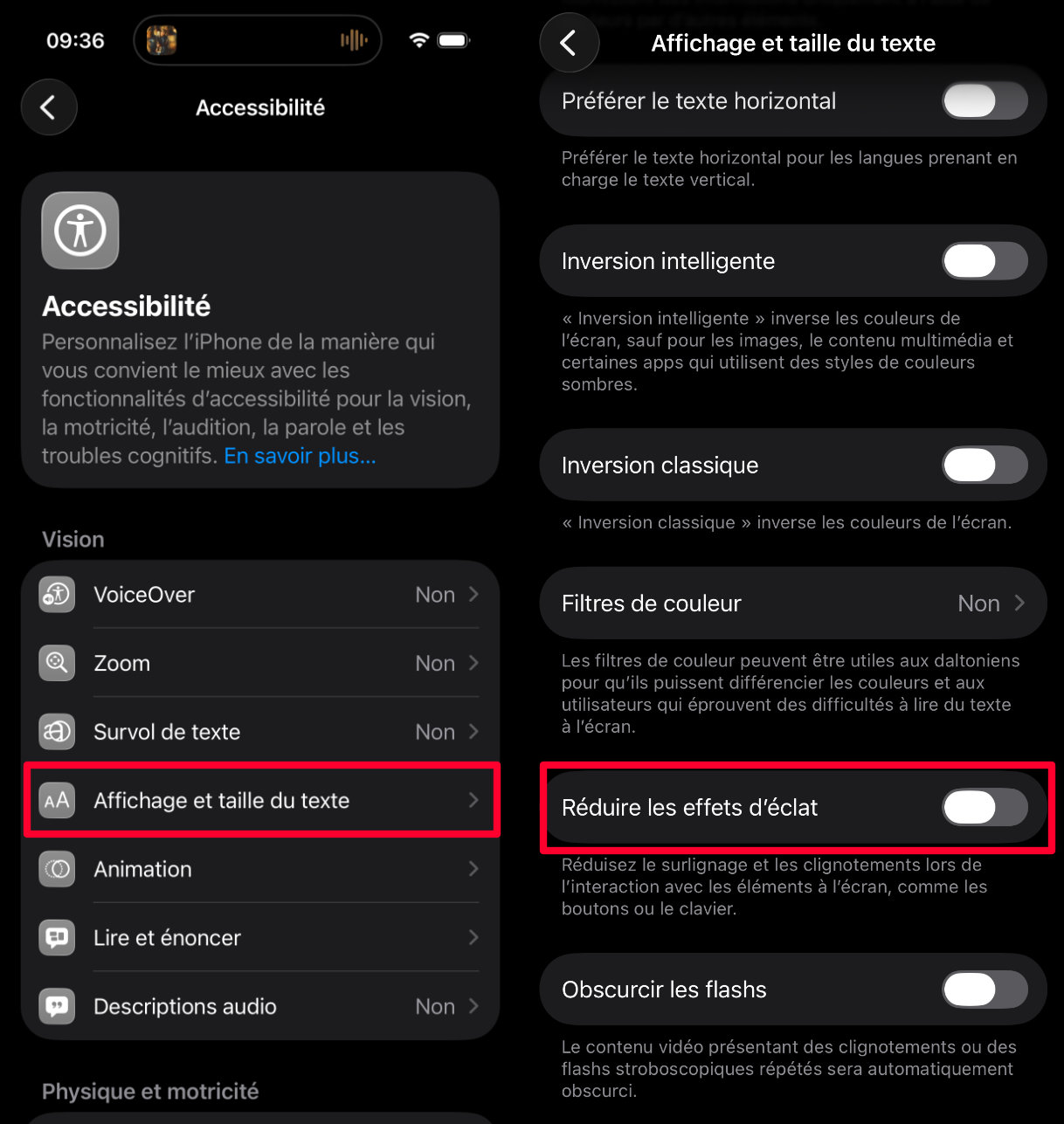 Effet eclat iOS 26 4 apple