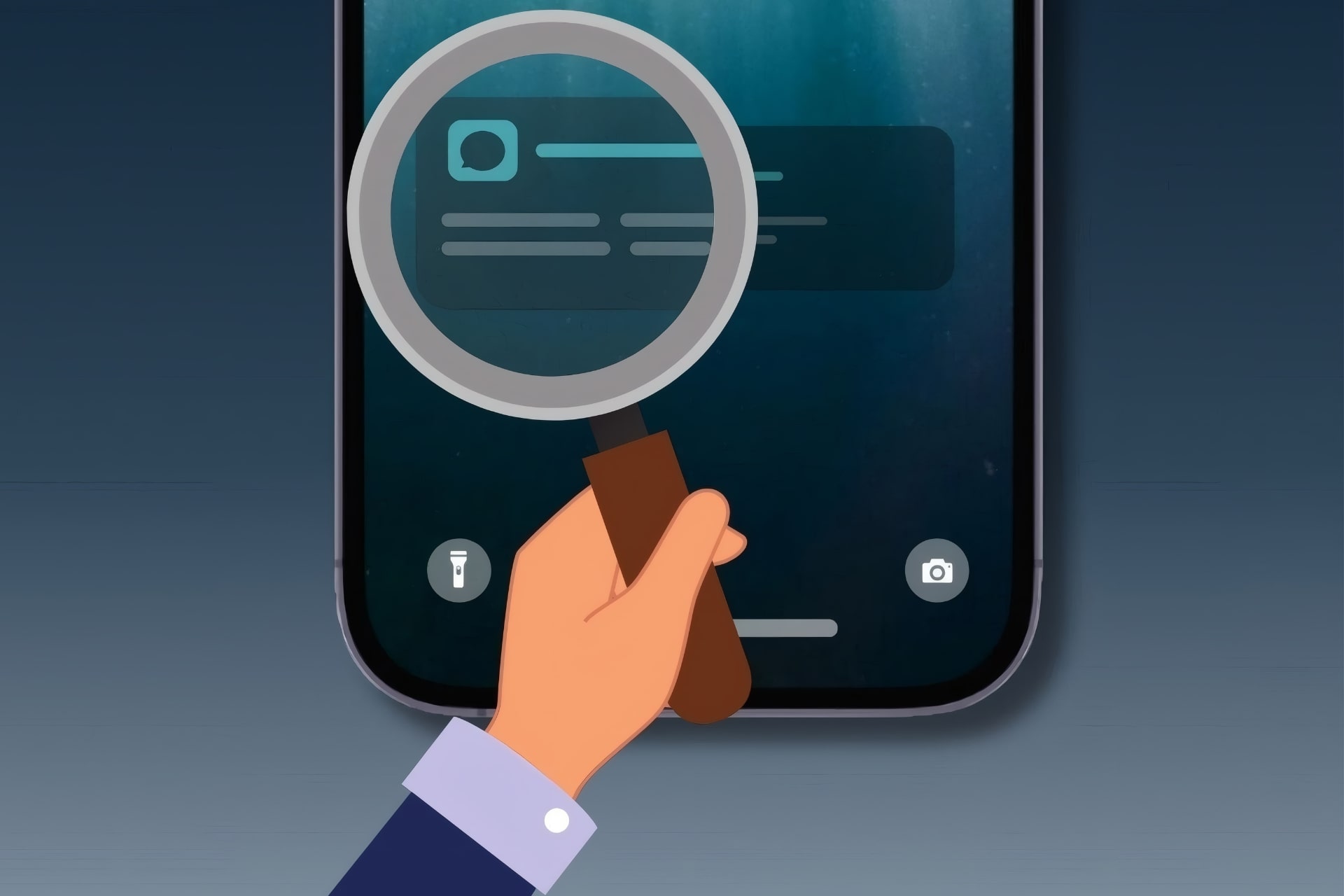 Securité espionnage notification