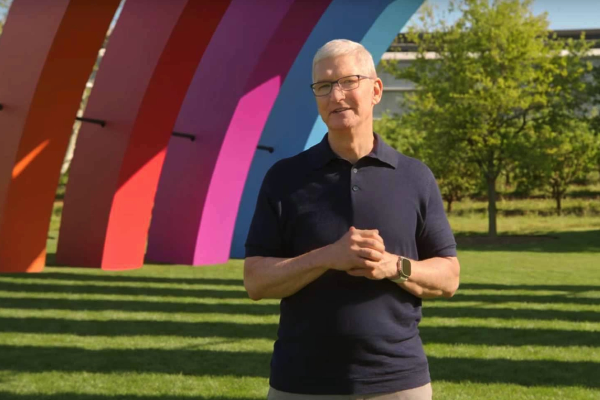 Tim Cook Apple Park