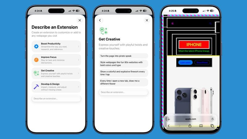 iOS 27 safari describe extension