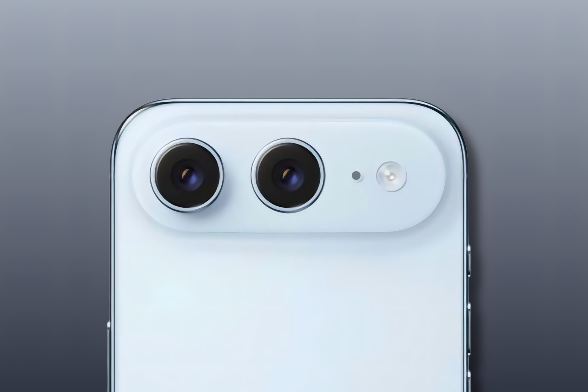 Prototype iPhone air 2 avec deux objectifs photo