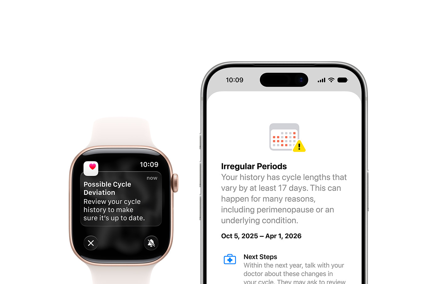 watchOS 27 ménopause