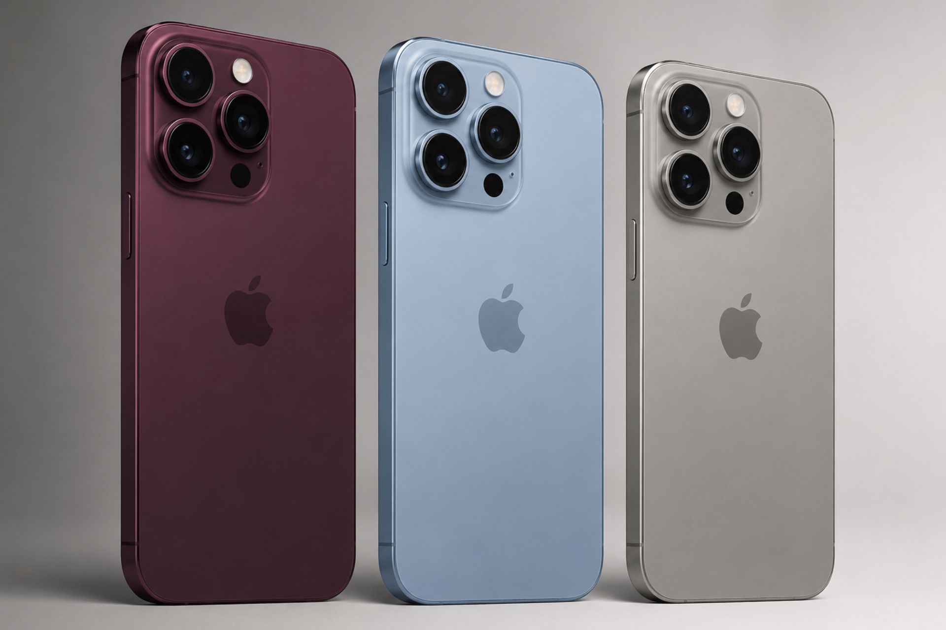 iPhone 18 Pro concept couleurs
