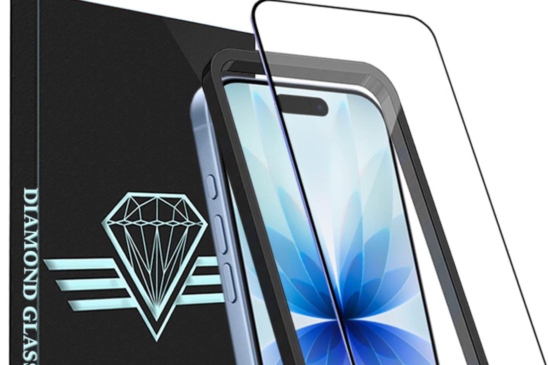 Diamond glass verre iPhone