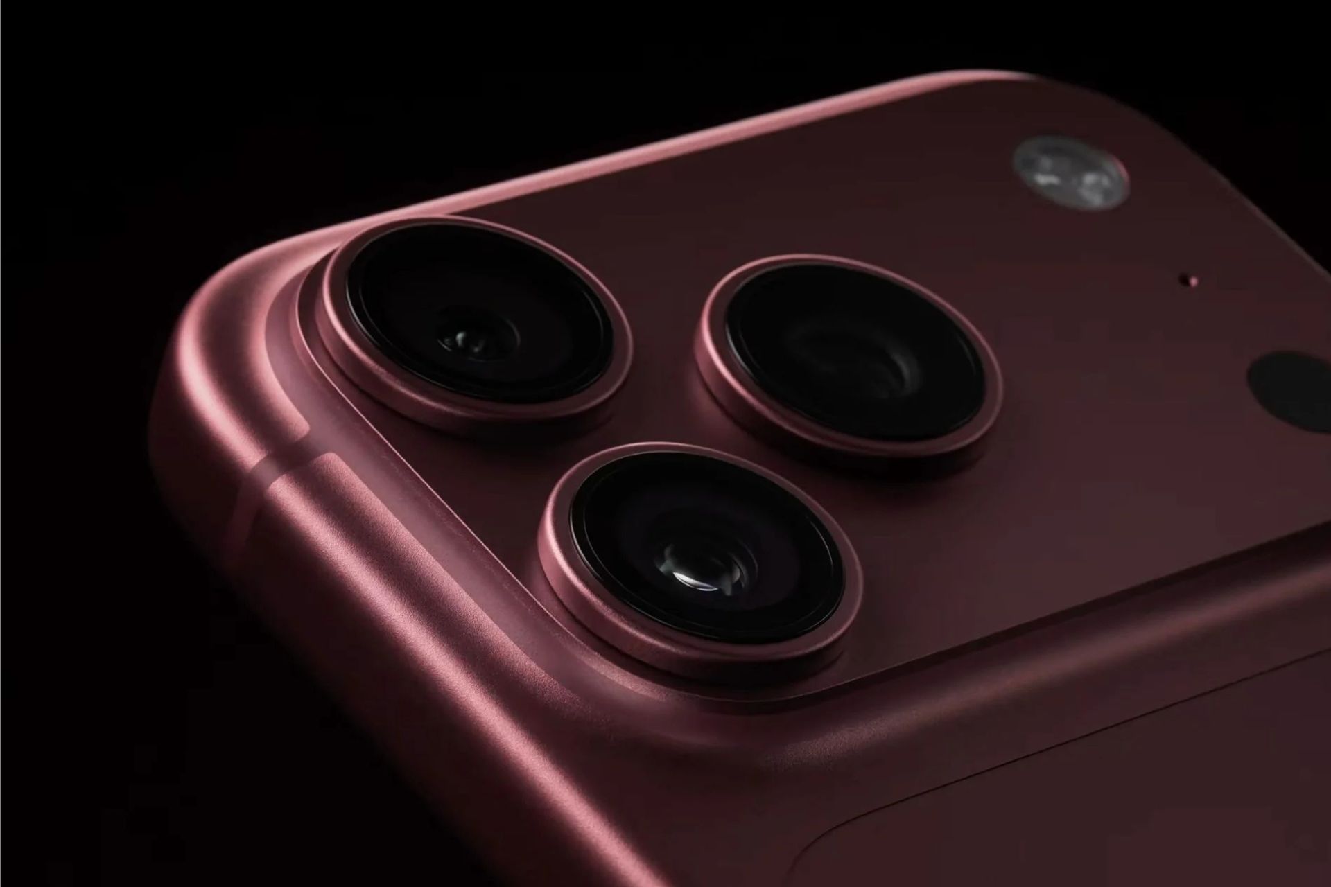 iPhone 18 Pro bordeaux caméra