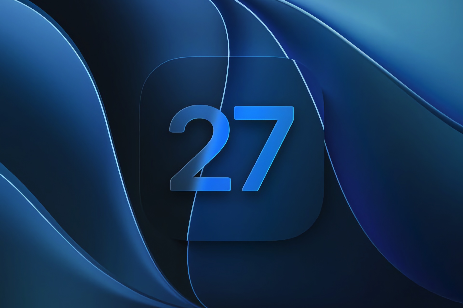 iOS 27 bleu