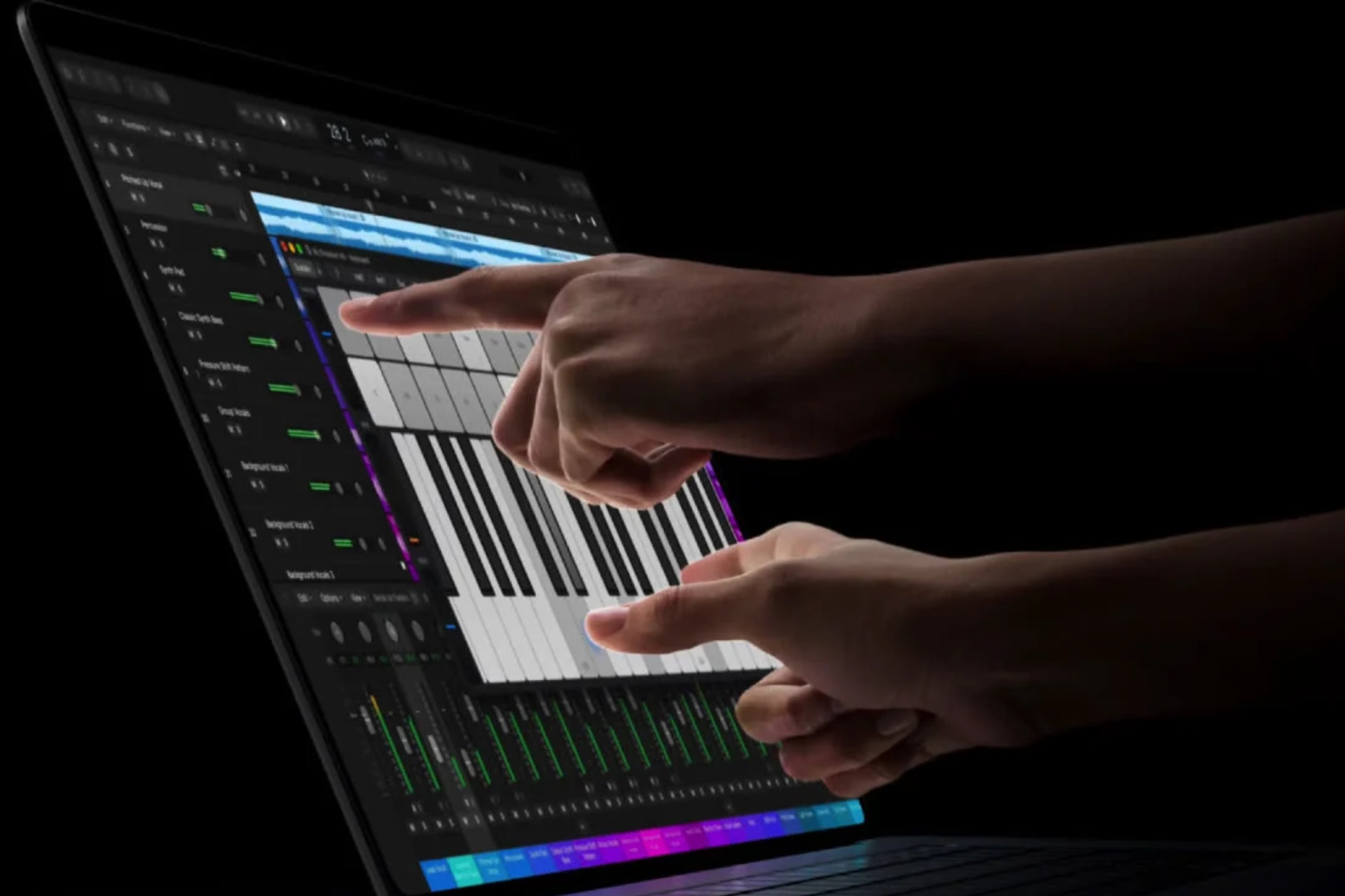 Apple macbook pro tactile