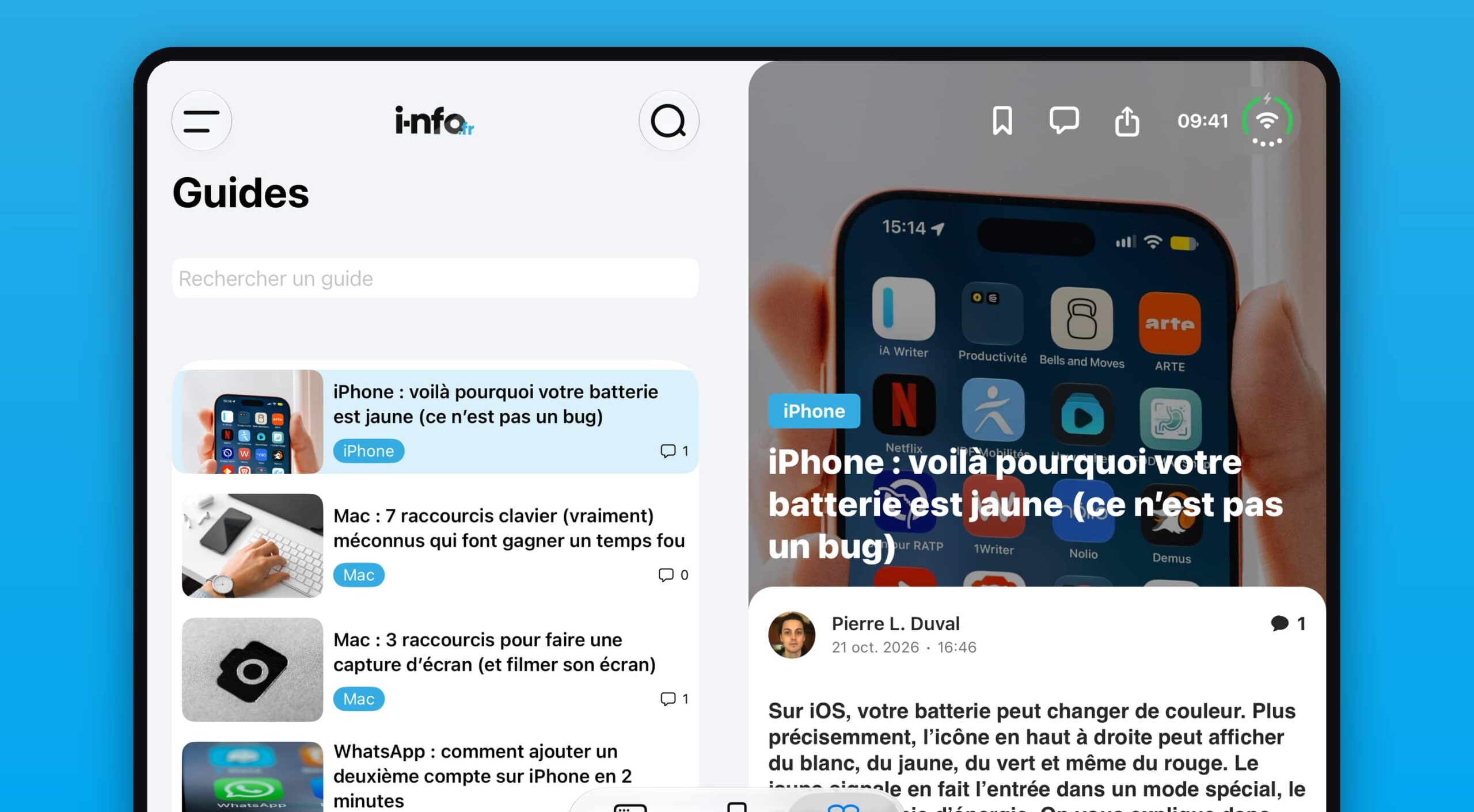 i-nfo.fr version 7.7 iPhone Duo