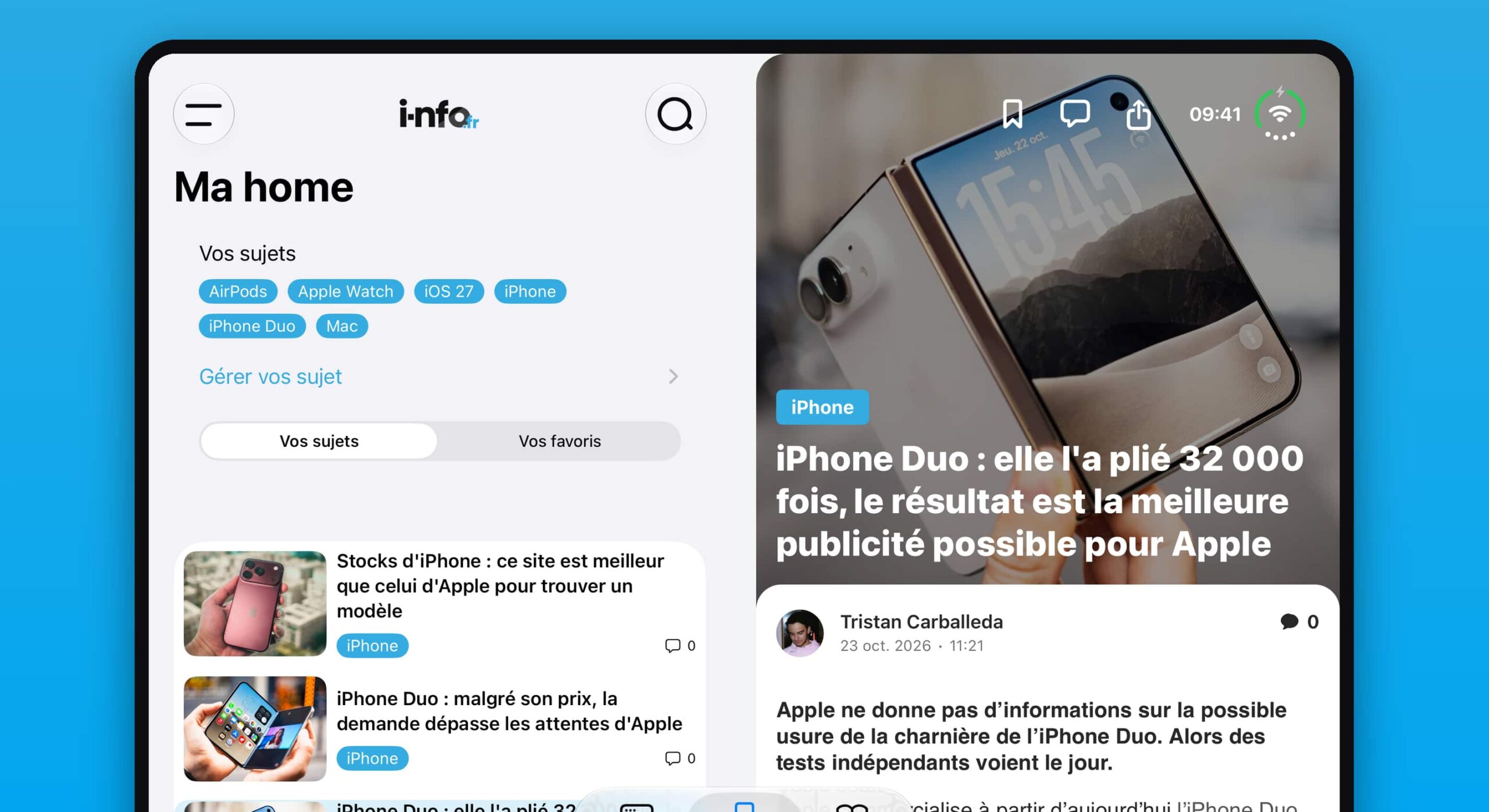 i-nfo.fr version 7.7 iPhone Duo